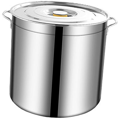 Sharplace Stainless Steel Stockpot Canning Pasta Pot for Cooking Simmering Soup Stew Easy to Clean Tall Cooking Pot Induction Pot for Household Hotel, 10L