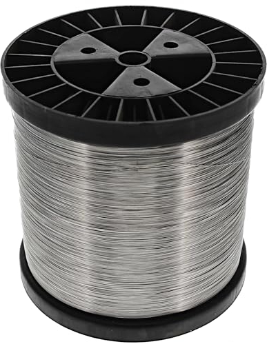 Germerott Bienentechnik Edelstahldraht Wabendraht zum Drahten von Bienenrahmen 2,5kg Durchmesser 0,4mm