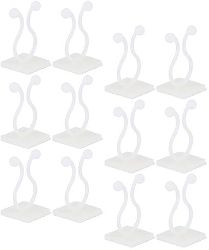 Pflanzen-Wandclips für Weinreben 100 Stück selbstklebende Clips Mini-Wandpfähle für Kletterpflanzen Gartendeko-Befestigungen