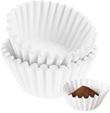 Zamada Disposable Paper Filters for BLACK+DECKER 12 Cup Coffee Makers - Brew up to 12 Cups of Coffee (100 Pack)