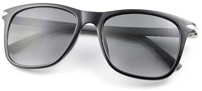 YIMI Polarisiert Bifokal Lesebrille mit Federscharnier Sonnenbrillen Leser für Damen Herren Klassische Bifokale Lesesonnenbrille UV400 Schutz Sonnenbrille Polarisationsfilter Sonnenleser Lesebrillen
