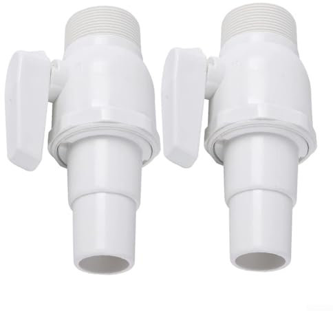 1 5 MIP x 1 5 1 25 2-Wege-Econolin-Kugelhahn für SP0729, langlebiger ABS-Kunststoff, 2 Stück