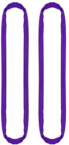 PONSA - Hebeschlinge - Rundschlinge Schlupf Hebeband 4m Umfang, 2m Nutzlänge - Polyester - EN 1492-2 Norm - Tragkraft bis zu 3000 kg (1000 kg / 2m Umfang (Pack 2 STK.))