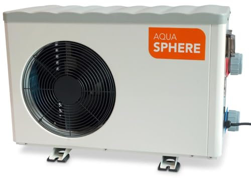 POOL Total Aquasphere Wärmepumpe 14 kW – Energieeffiziente Poolheizung – Leise & Leistungsstark – Für Pools bis 35 m³ – Einfache Installation