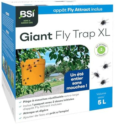 BSI - Fly Trap XL - Trappola per mosche con attraente (6 x 40 g)