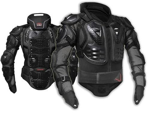 Motocross Armour Motorcycle Protective Jacket Motorbike Body Guard ATV Cycling Spine Protector Racing Clothing Protection Gear Enduro Sports Armour Motor Jacket for MTB Dirt Bike