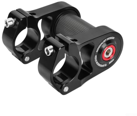 Filteilect Doppelter Vorbau zum Zusammenklappen für Fahrrad, stoßdämpfender Lenkervorbau, 25,4 x 45 mm, mit Dämpfungsdesign, kompatibel mit SP18 und 412 Modellen