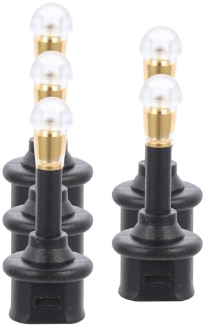 IMIKEYA Adattatore Audio Ottico Digitale da 35 MM Jack Femmina a Mini Maschio Protezione Sovratensione Uscita Cuffie L/R Set da 5 Pezzi Compatibile per Audio Digitale Portatile