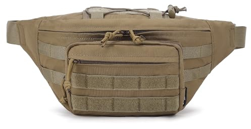 Mardingtop Taktisch Bauchtasche Gürteltasche Hüfttasche Herren Fanny Pack | für Outdoor Wandern Reisen Sport Joggen Hundespaziergänge Hundetraining