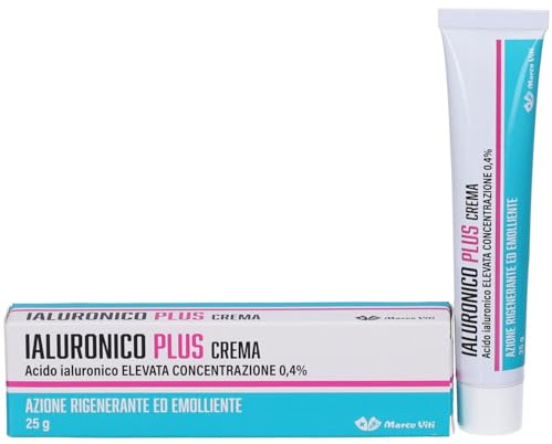 Marco Viti Ialuronico Plus Crema A Base Di Acido Ialuronico Al 0,4% - 25 Grammi - DERMATOLOGICAMENTE TESTATO SU PELLE SENSIBILE - FarmaSime