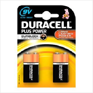 Duracell Plus 9 V Lot de 2