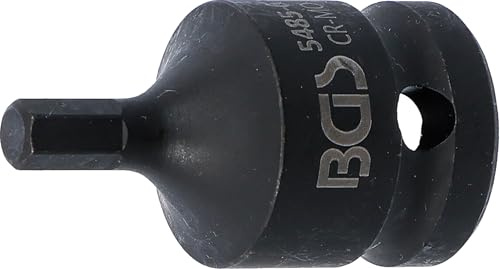BGS 5485-6 | Kraft-Bit-Insats | Längd 42 mm | 12,5 mm (1/2) | Inre sexkant 6 mm