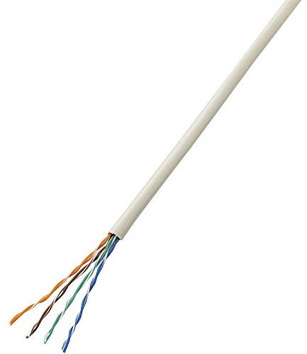 TRU Components 1567183 Cavo telefonico J-Y (ST) Y 4 x 2 x 0,60 mm, grigio 50 m