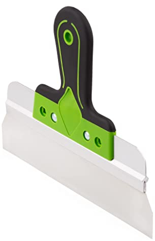 Mivos Spatola per Stucco in Acciaio INOX 250 mm - Spatola per Facciate con Impugnatura Morbida - Coltello per Rivestimenti - Spatola per Nastro - Prodotto in UE