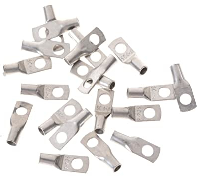 Fjy-connect,Bitte überprüfen Sie die Größe vor dem 20 STÜCKE SC6-5/6 M4/M5/M6/M8 4mm2 6mm2 10/16/25mm2 35/50mm2 4mm 5mm 6mm 8mm Bolzenloch Verzinnte Kupferkabelschuhe Batterieklemme