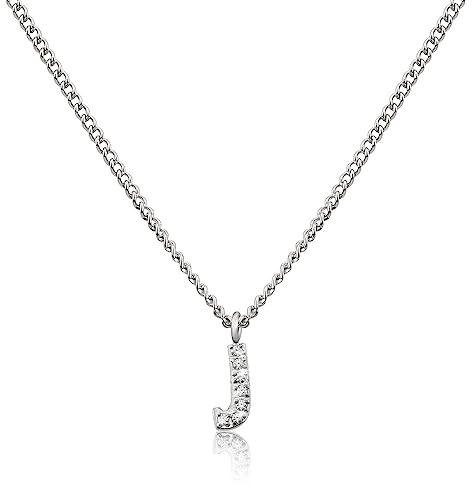 GD GOOD.designs Kette mit Buchstaben Silber für Damen | Hautverträgliche Halskette mit initialen Anhänger | Silberne 316L Edelstahl Buchstabenkette - Geschenk für Sie und Ihn
