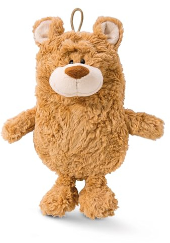 NICI Wärmflasche Bär 300ml 34cm braun - 2 in 1 - Weiches Kuscheltier & Wärmflasche für Mädchen & Jungen - Plüschtier Bettflasche ab 10 Monate