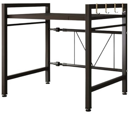 FENGJISUN DruckerstäNder Druckertisch 2-Tier Drucker Stand Versenkbare Büro Drucker Regal Drucker Rack Drucker Ständer Für Home Druckerschrank