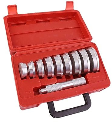 SOLUSTRE 10stücke Lagerabzieher Aus Aluminium Für Achsbuchsen-lagerlaufring Dichtungstreiber-montagewerkzeug Zum Entfernen Und Installieren Eloxiertes Finish Rändelgriff Für Besseren