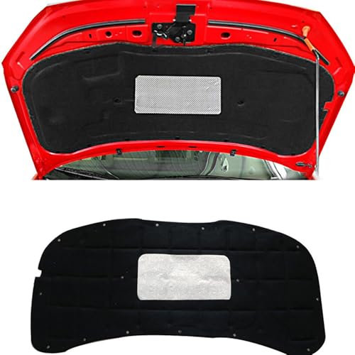 SPYMX Coussin d'isolation phonique pour Capot Avant de Voiture pour VW Volkswagen Polo 2002-2010, Housse insonorisée en Coton, Accessoires extérieurs