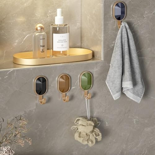Ganci da parete multiuso, presa sicura per borse e chiavi, comoda conservazione e organizzazione, facile installazione (misti)