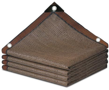 Ombreggiate Rete Telo Ombra Vele Ombreggianti Rete Parasole da Giardino Rete Antigrandine per Serra Giardino Auto,4x4m