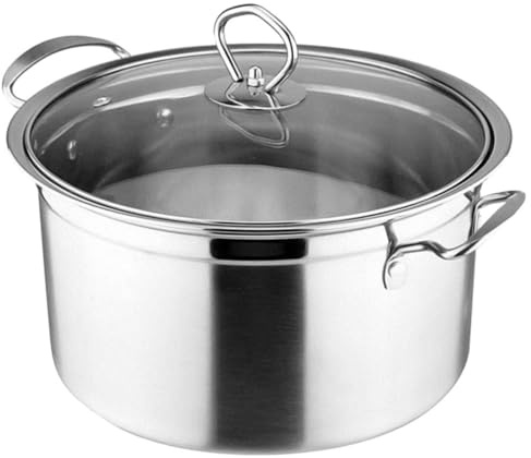 TOYANDONA Olla De Acero Inoxidable 16 Cm Multifuncional Olla De Sopa Resistente Al Calor Corrosión Para Cocina Doméstica y Vapor