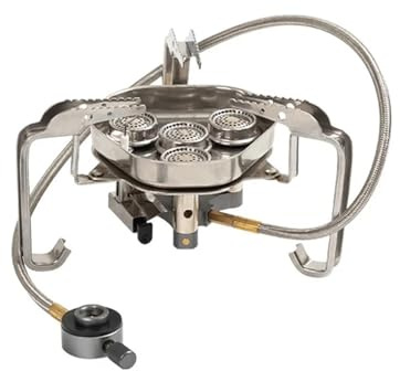 TRDEWR Camping Stove 9800W Big Power Outdoor Gas Stove Portable Camping Tourist Burner Foldable Picnic Barbecue Furnace Stainless Steel Cooking Small And Portable