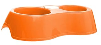 Macaron Shaped Pet Bowl Set, Cute Small Oval Dual Feeder for Food and Water, Non-Slip Double Bowl for Puppy Kittens and Small Pets