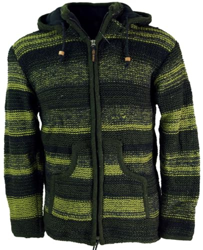 Mysig fodrad kofta av fårull, unisex, modell 1, Modell 25, L