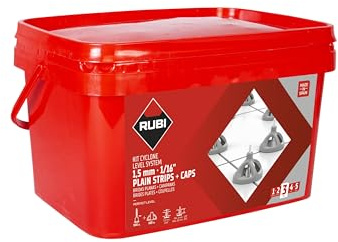 Rubi Tools KIT CYCLONE Tile Leveling System 1/16' 35964, White
