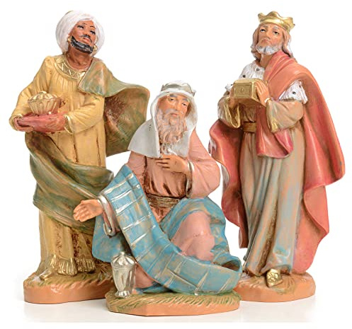 Holyart Krippen von Fontanini: Heiligen DREI Könige 9,5cm, Fontanini