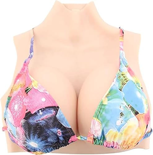 ZILASEGY Brustplatte, Fake Boobs Brustformen B Cup für Crossdresser Transgender Drag Queen Cosplay