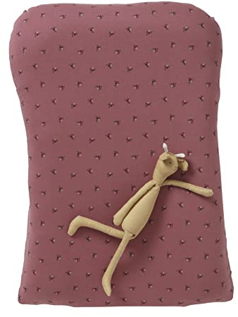 VERTBAUDET Housse matelas à langer en jersey bois de rose imprimé TU