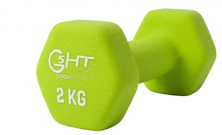 Rutschfeste Neopren-Hanteln für Fitnessstudio und Home Gym von 0,5 bis 6 kg, Paar oder einzeln