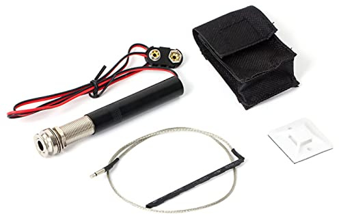 ZEZEFUFU Active Endpin Jack Preamp Pickup Kit Zubehör für Akustikgitarre