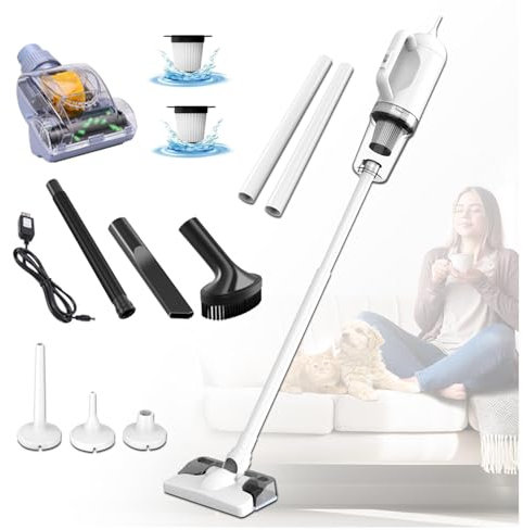 MeLtor Aspirateur Balai Laveur sans Fil 5 en 1 Compact - Léger, 35Min Autonomie, Aspirateur Lavant pour Sol Dur Tapis Poils d'animaux Voiture
