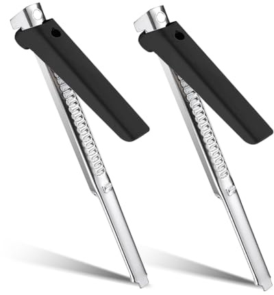 Effortless Arthritis Jar Opener, Dosenöffner Manuell Lid Opener, Non-Slip Flaschenöffner für Senioren, Multifunctional Deckelöffner für Senioren Schwache Hände (2, Schwarz)