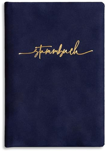 Stammbuch Scri Blau Stammbuch der Familie Standesamt Hochzeit incl. Einleger