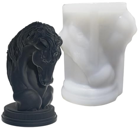 -Tierformen, Pferde-Schokoladenformen, -Pferdekopf-Silikonform für Schokolade, leicht zu lösen, Tierformen für Zuhause, Schlafzimmer, Hotel