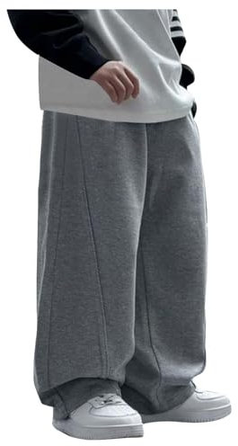 Kinder Jungen Leichte Jogginghose - Baggy Regular Jeans Y2k Wanderhose Atmungsaktiv Sommerhose Freizeit Streetwear Kordelzug, lockere Passform Für 4-15 Jahre