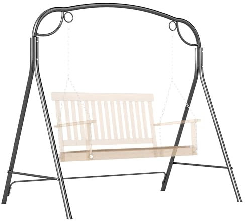Outsunny Soporte para Columpio de Metal Estructura de Columpio Resistente con Patas en Forma de A Carga 220 kg para Jardín Parque Patio Porche 172x126x170 cm Bronce