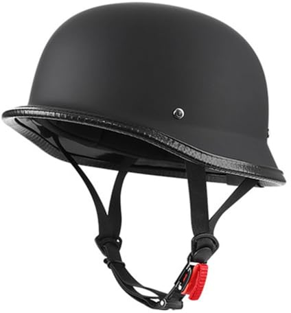 VVPEC Retro motorcykel halvhjälm cykel cruiser chopper moped scooter atv hjälm, ECEDOT godkänd vintage motorcykel öppen hjälm for vuxna män och kvinnor(4,M=57~58cm)