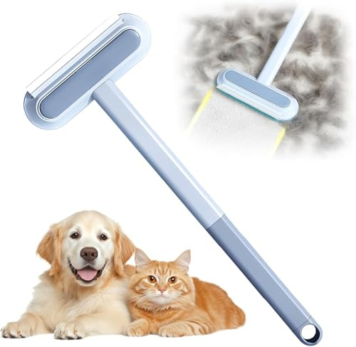 3 in 1 Pet Hair Removal Tool, 2025 Neue Tierhaarbürste, wiederverwendbar, Bürste für Katzenhaar, Hunde, Kleiderbürste gegen Haare, für Kleidung, Haare, Sofa