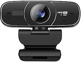 VXDEFP Webcam 1080P HD USB AF Webcam 60FPS 78 ° Gran Angular con micrófono for transmisión de Juegos Conferencia PC for conferencias, transmisión en Vivo, grabación