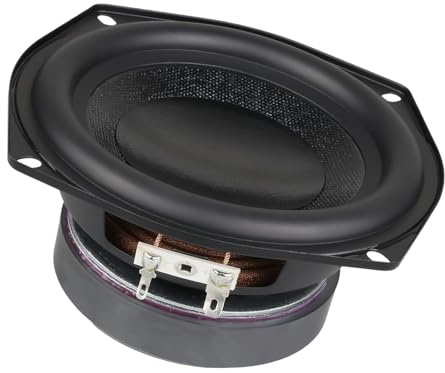 Xinsheinelry Altoparlanti Subwoofer da 5 25 Pollici 40 W 4 Ohm Magnete Y30 E IPX7 per Bassi Profondi Sistemi per Auto E Esterni Altoparlante in ABS Resistente + Metallo