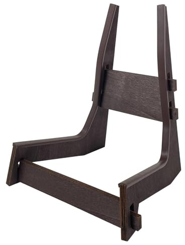 Zambuph Bassständer aus Holz, wunderschön verarbeitet für schnellen Aufbau und einfachen Transport, ideal für Musiker, Cello, Banjo und E Gitarre.