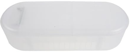 SEWACC Boîte de Rangement Transparente Double Face pour Piles AA et AAA, Organisateur Compact en Plastique, Porte-Piles Pratique pour Stockage Maison et Voyage, Étui Protecteur Sécurisé