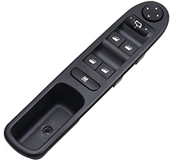 KASturbo Commande Bouton Lève Vitre 307, Interrupteur de Fenêtre électrique pour 307SW 307CC 6554.KT 6554KT
