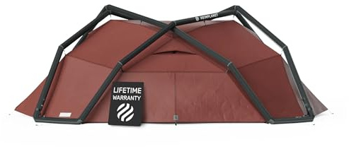 HEIMPLANET Original | 2022 Backdoor 4 Personen Zelt | Aufblasbares Camping Zelt | Außenzelt und Zeltboden - 5000mm Wassersäule | Ohne Zeltstangen | Unterstützt 1% for The Planet (4-Season)